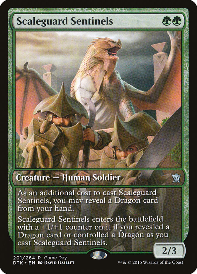 Scaleguard Sentinels (Game Day) [Dragons of Tarkir Promos] | Good Games Morley