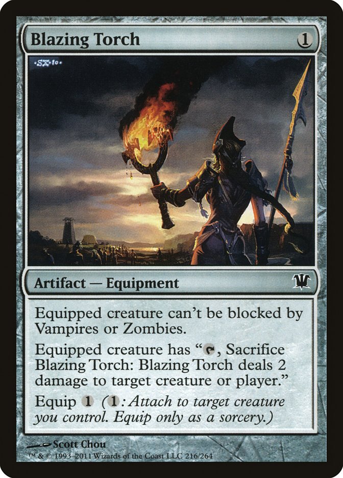 Blazing Torch [Innistrad] | Good Games Morley