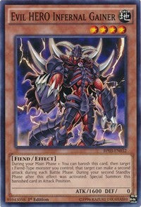 Evil HERO Infernal Gainer [BP03-EN032] Common | Good Games Morley