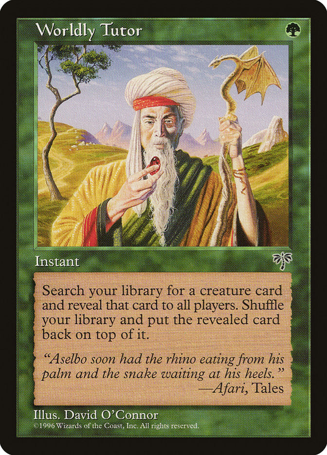 Worldly Tutor [Mirage] | Good Games Morley