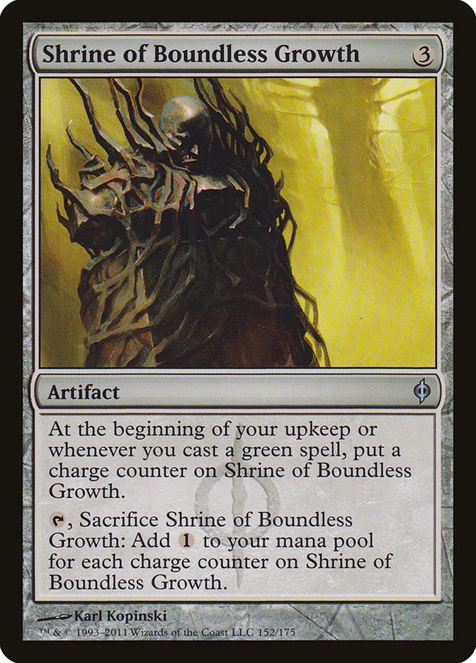 Shrine of Boundless Growth [New Phyrexia] | Good Games Morley