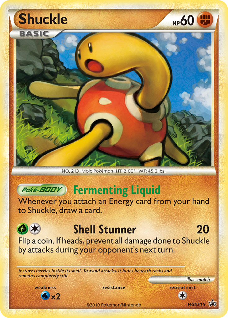 Shuckle (HGSS15) [HeartGold & SoulSilver: Black Star Promos] | Good Games Morley