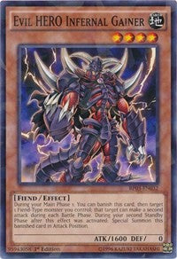 Evil HERO Infernal Gainer (Shatterfoil) [BP03-EN032] Common | Good Games Morley