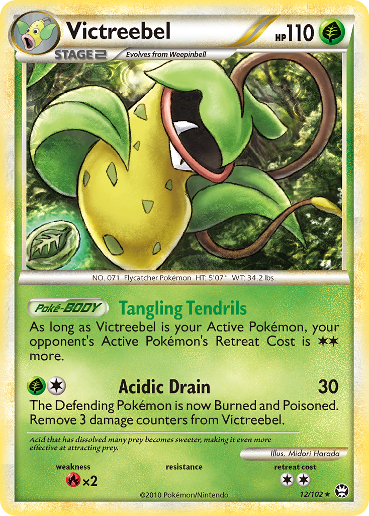 Victreebel (12/102) [HeartGold & SoulSilver: Triumphant] | Good Games Morley