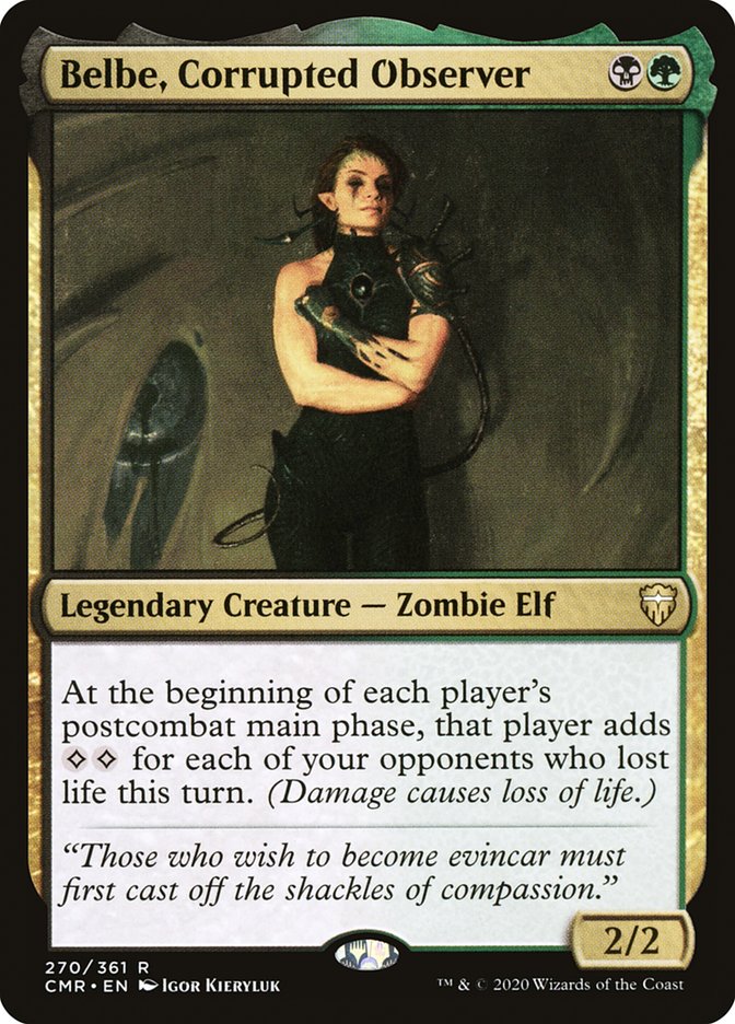 Belbe, Corrupted Observer [Commander Legends] | Good Games Morley