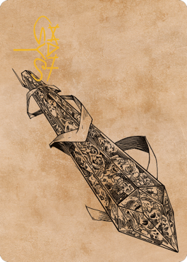 Stonespeaker Crystal Art Card (Gold-Stamped Signature) [Commander Legends: Battle for Baldur's Gate Art Series] | Good Games Morley