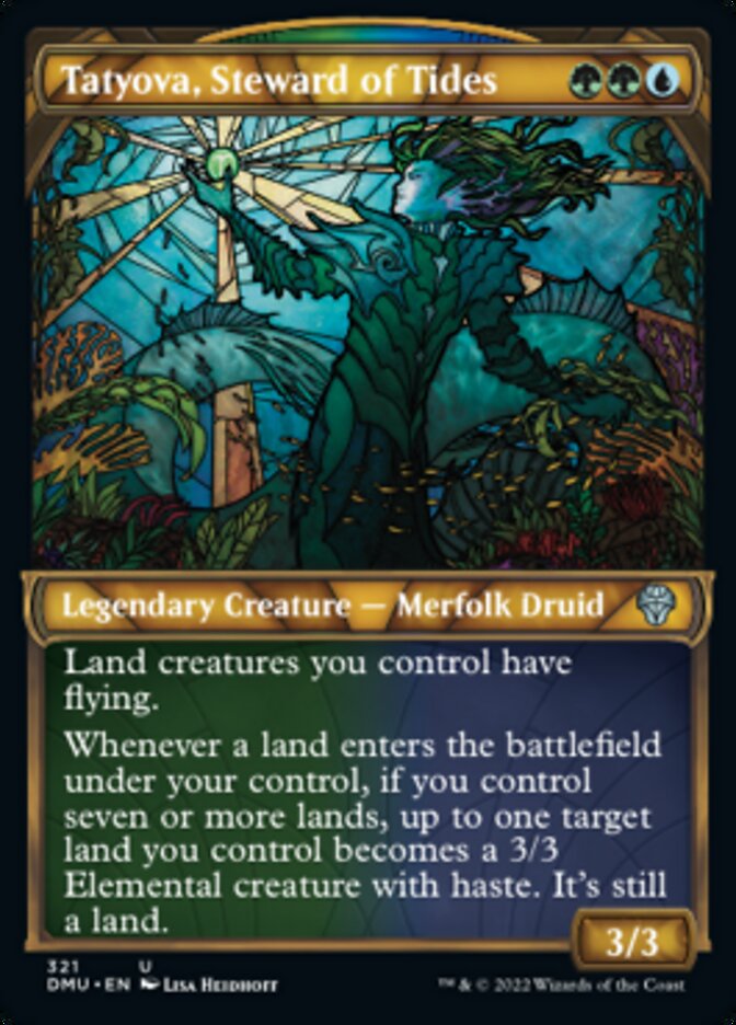 Tatyova, Steward of Tides (Showcase) [Dominaria United] | Good Games Morley