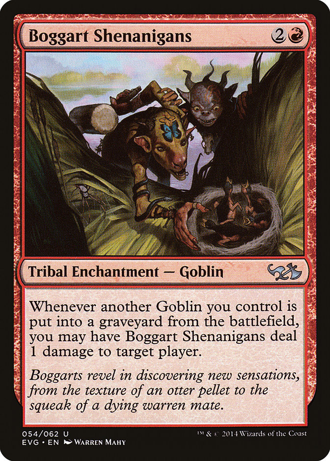 Boggart Shenanigans (Elves vs. Goblins) [Duel Decks Anthology] | Good Games Morley
