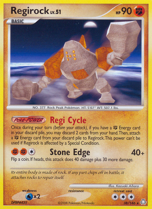 Regirock (38/146) [Diamond & Pearl: Legends Awakened] | Good Games Morley