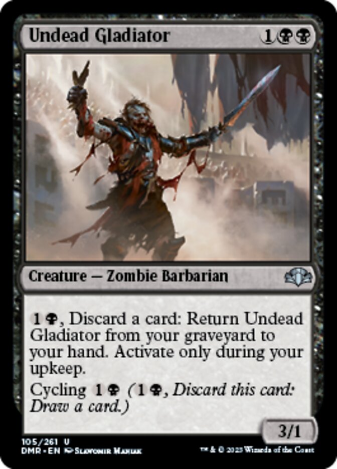 Undead Gladiator [Dominaria Remastered] | Good Games Morley