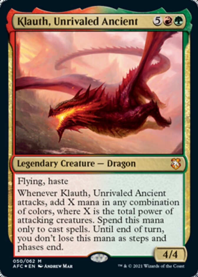 Klauth, Unrivaled Ancient [Dungeons & Dragons: Adventures in the Forgotten Realms Commander] | Good Games Morley