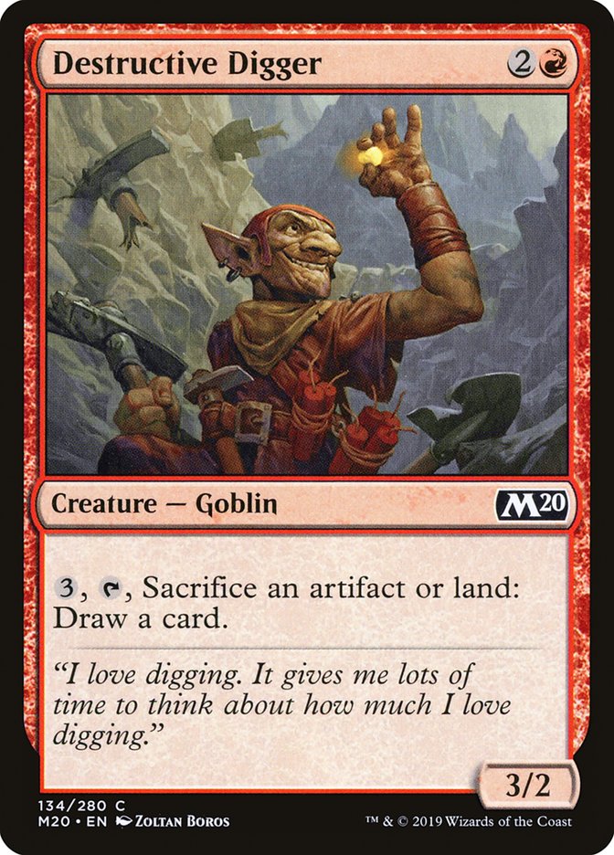 Destructive Digger [Core Set 2020] | Good Games Morley