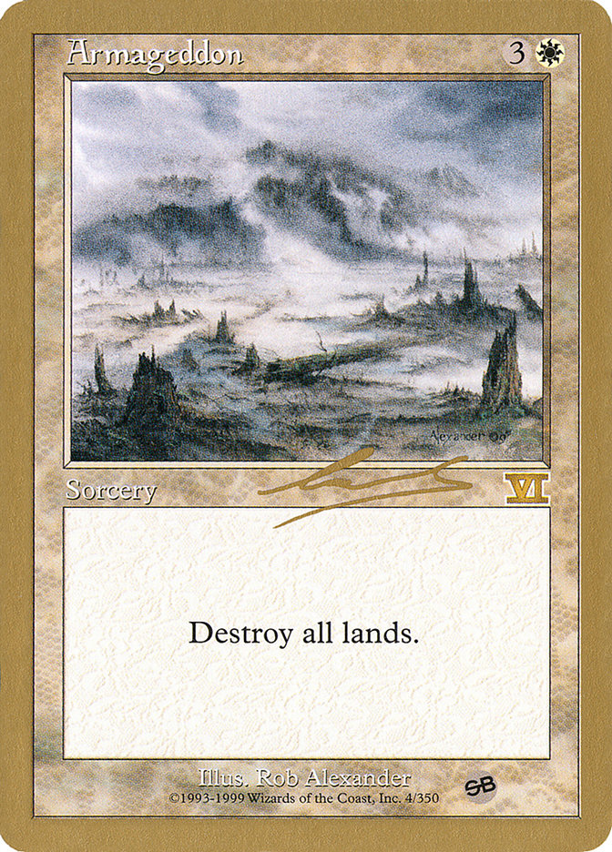 Armageddon (Nicolas Labarre) (SB) [World Championship Decks 2000] | Good Games Morley