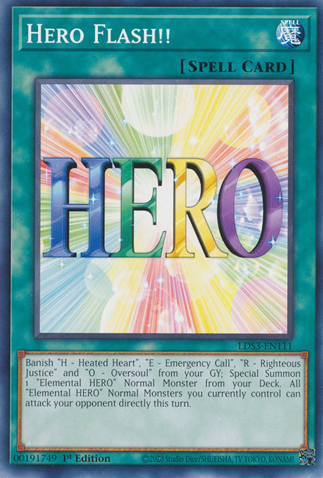 Hero Flash!! [LDS3-EN111] Common | Good Games Morley