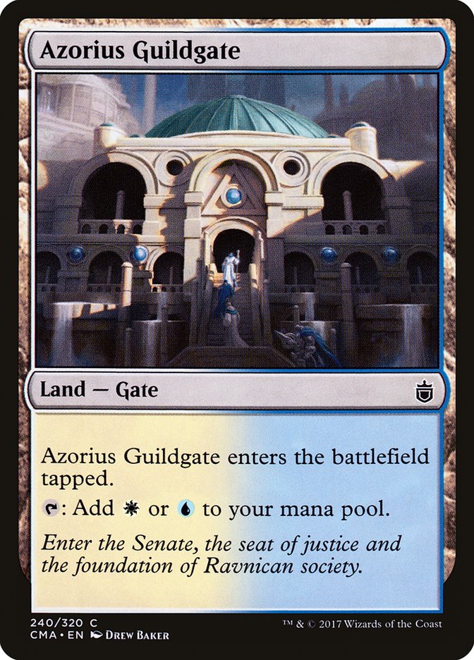 Azorius Guildgate [Commander Anthology] | Good Games Morley