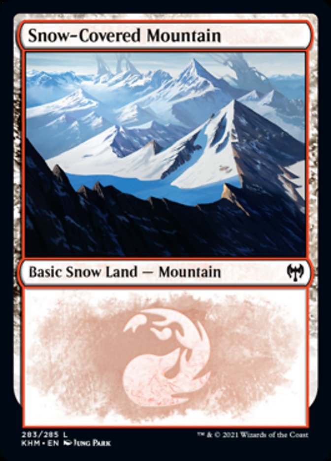 Snow-Covered Mountain (283) [Kaldheim] | Good Games Morley
