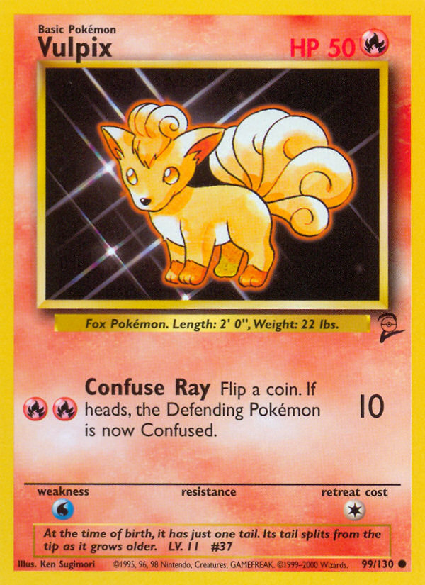 Vulpix (99/130) [Base Set 2] | Good Games Morley