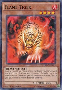 Flame Tiger (Shatterfoil) [BP03-EN095] Rare | Good Games Morley