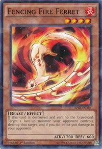 Fencing Fire Ferret (Shatterfoil) [BP03-EN107] Rare | Good Games Morley