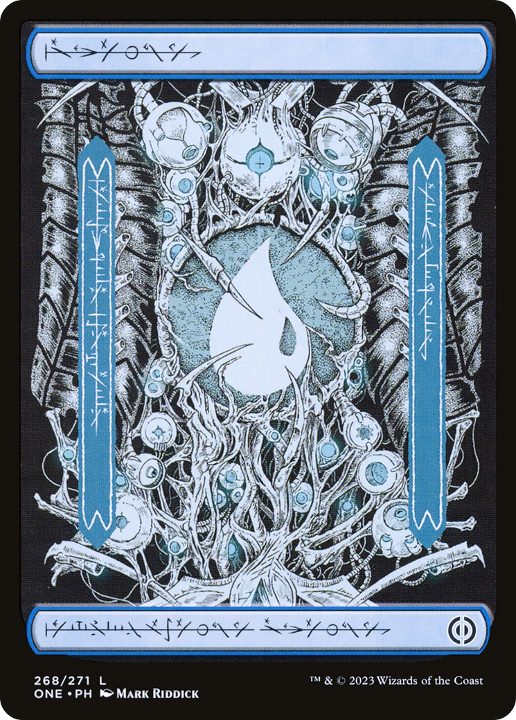 Island (268) (Phyrexian) [Phyrexia: All Will Be One] | Good Games Morley