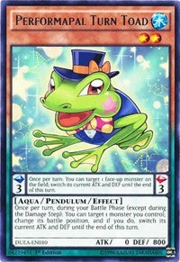 Performapal Turn Toad [DUEA-EN010] Rare | Good Games Morley