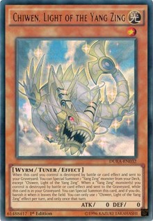 Chiwen, Light of the Yang Zing [DUEA-EN032] Ultra Rare | Good Games Morley