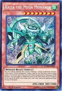 Raiza the Mega Monarch [DUEA-EN041] Secret Rare | Good Games Morley