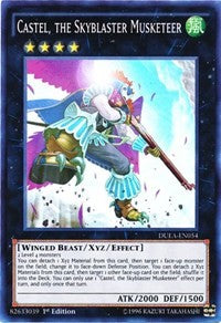 Castel, the Skyblaster Musketeer [DUEA-EN054] Super Rare | Good Games Morley