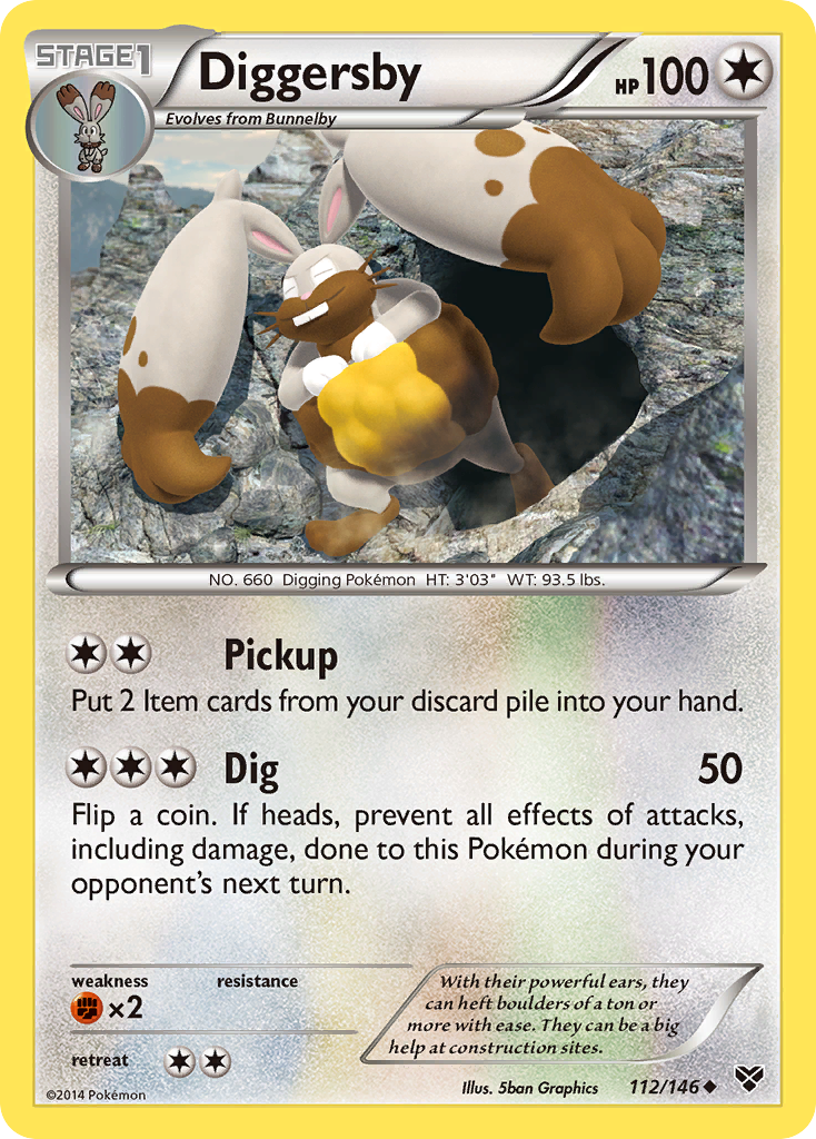 Diggersby (112/146) [XY: Base Set] | Good Games Morley