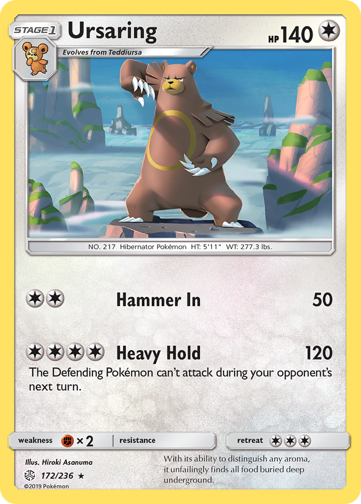 Ursaring (172/236) [Sun & Moon: Cosmic Eclipse] | Good Games Morley