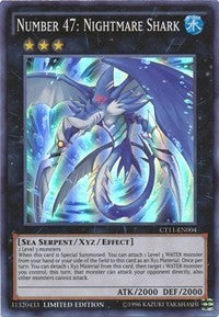 Number 47: Nightmare Shark [CT11-EN004] Super Rare | Good Games Morley