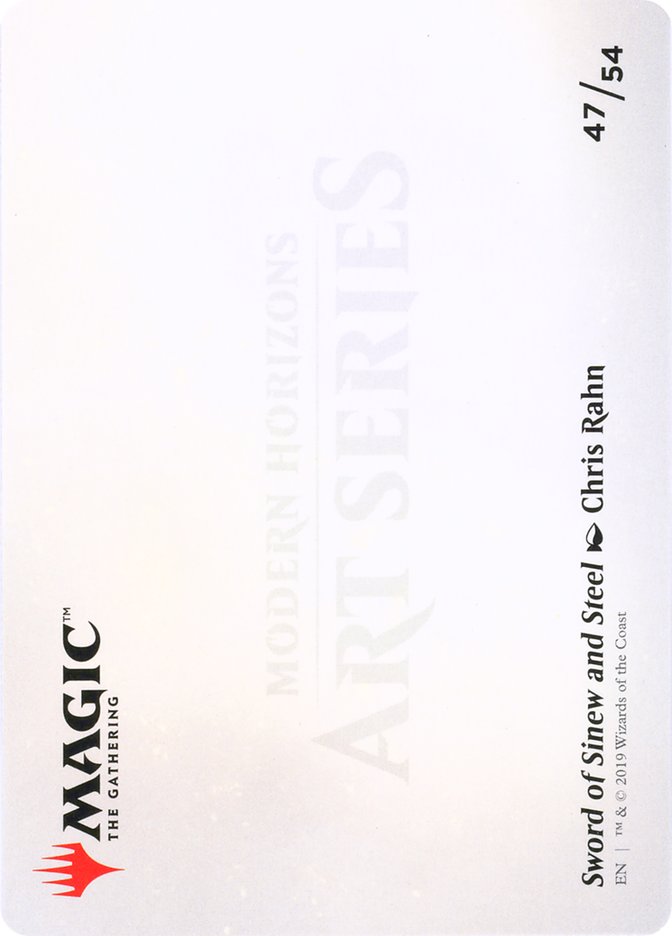 Sword of Sinew and Steel // Sword of Sinew and Steel [Modern Horizons Art Series] | Good Games Morley