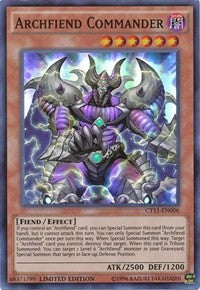Archfiend Commander [CT11-EN006] Super Rare | Good Games Morley