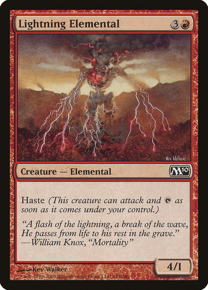 Lightning Elemental [Magic 2010] | Good Games Morley