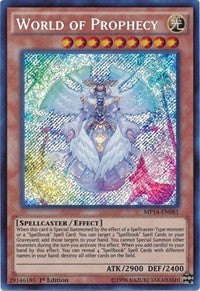 World of Prophecy [MP14-EN081] Secret Rare | Good Games Morley
