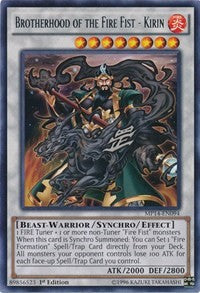 Brotherhood of the Fire Fist - Kirin [MP14-EN094] Rare | Good Games Morley