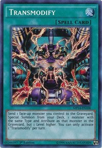 Transmodify [MP14-EN106] Secret Rare | Good Games Morley