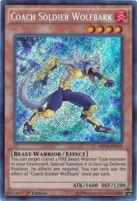 Coach Soldier Wolfbark [MP14-EN119] Secret Rare | Good Games Morley