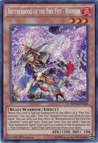 Brotherhood of the Fire Fist - Rooster [MP14-EN120] Secret Rare | Good Games Morley