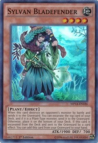 Sylvan Bladefender [MP14-EN186] Super Rare | Good Games Morley
