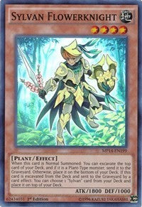 Sylvan Flowerknight [MP14-EN199] Super Rare | Good Games Morley