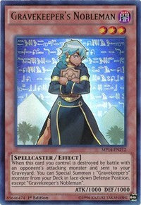 Gravekeeper's Nobleman [MP14-EN212] Ultra Rare | Good Games Morley