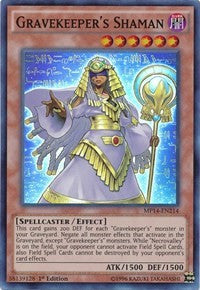 Gravekeeper's Shaman [MP14-EN214] Super Rare | Good Games Morley
