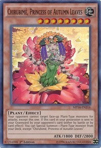 Chirubime, Princess of Autumn Leaves [MP14-EN216] Super Rare | Good Games Morley