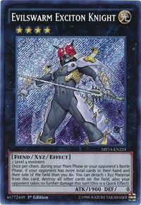 Evilswarm Exciton Knight [MP14-EN224] Secret Rare | Good Games Morley