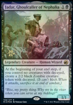 Jadar, Ghoulcaller of Nephalia [Innistrad: Midnight Hunt Prerelease Promos] | Good Games Morley