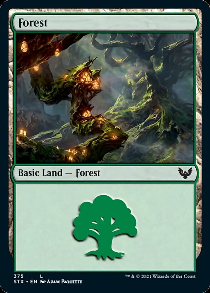 Forest (375) [Strixhaven: School of Mages] | Good Games Morley