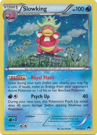 Slowking (21/122) (Cosmos Holo) [XY: BREAKpoint] | Good Games Morley