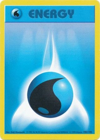 Water Energy (102/102) [Base Set Shadowless Unlimited] | Good Games Morley