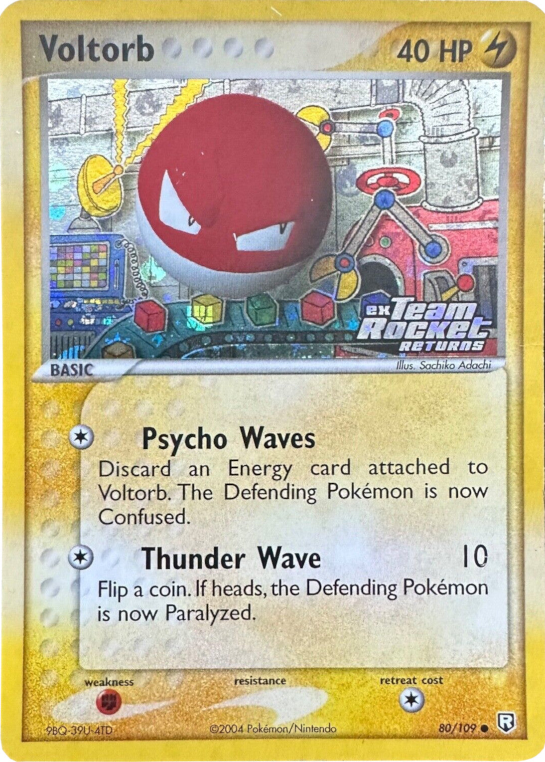 Voltorb (80/109) (Stamped) [EX: Team Rocket Returns] | Good Games Morley
